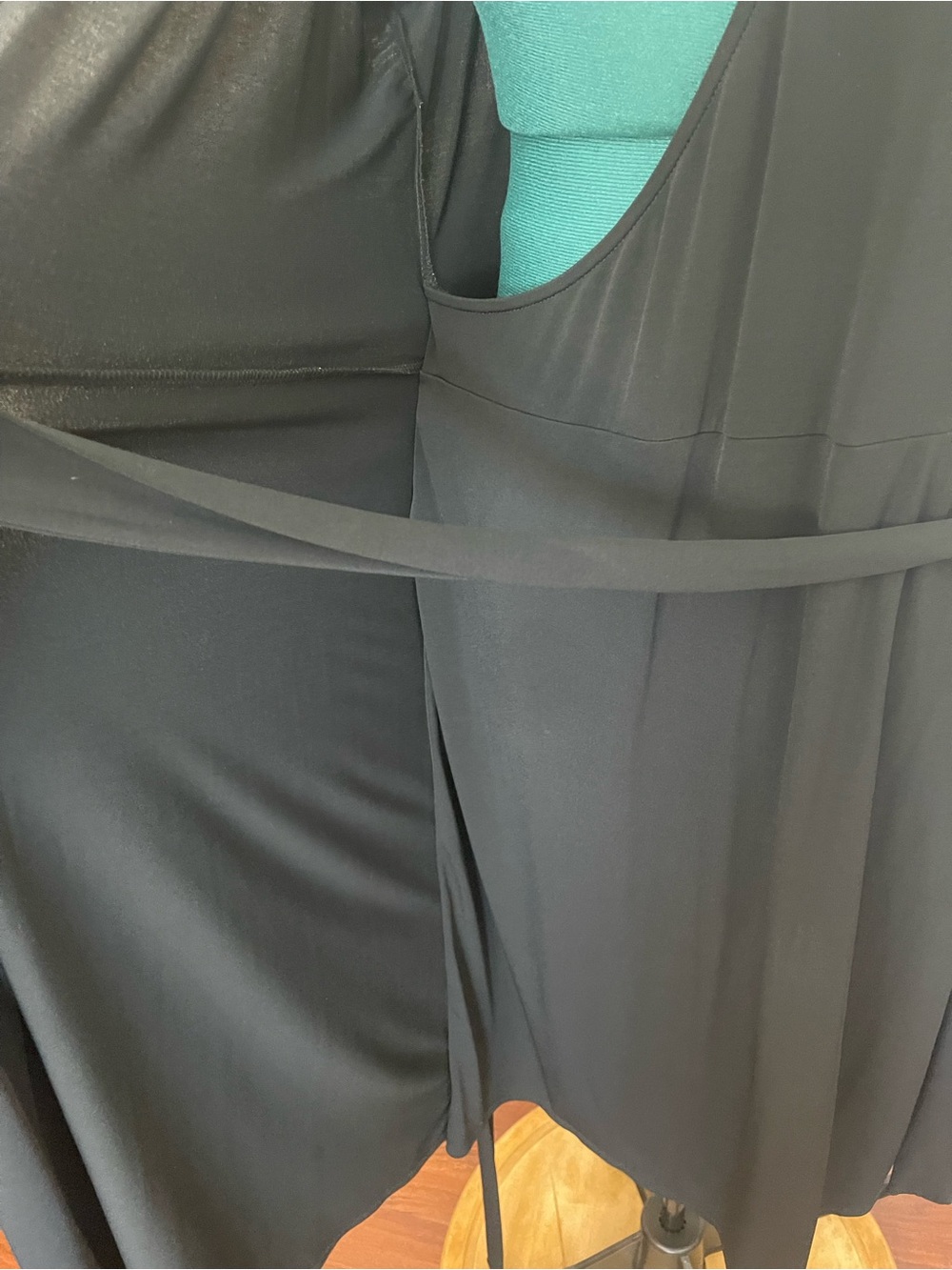 Merona Black wrap dress XXL - Picture 13 of 16